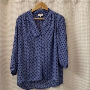 Laundry by Shelli Segal Blue Blouse
